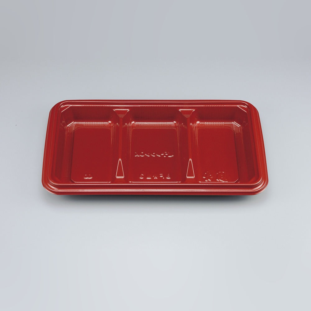 弁当容器 BF弁当3 赤本体