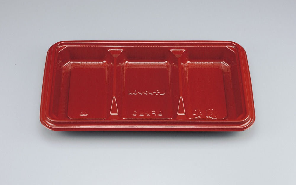 弁当容器 BF弁当3 赤本体