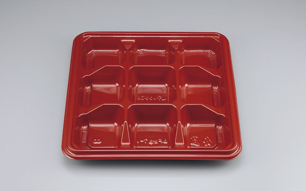 弁当容器 BF弁当7-1 赤本体