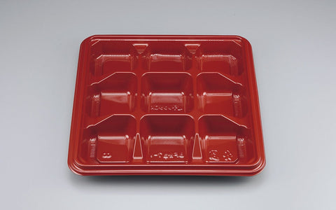 弁当容器 BF弁当7-1 赤本体