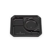 弁当容器 BFランチ内76－1 黒本体 230×190×31mm