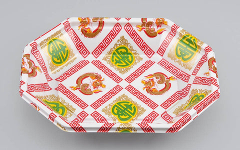 惣菜容器 BF惣菜内24 雷紋赤本体