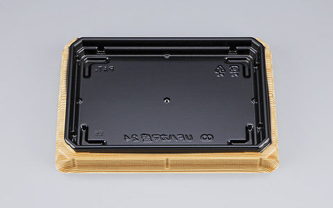 寿司容器 UFハカマ盛24 杉板黒本体（N）