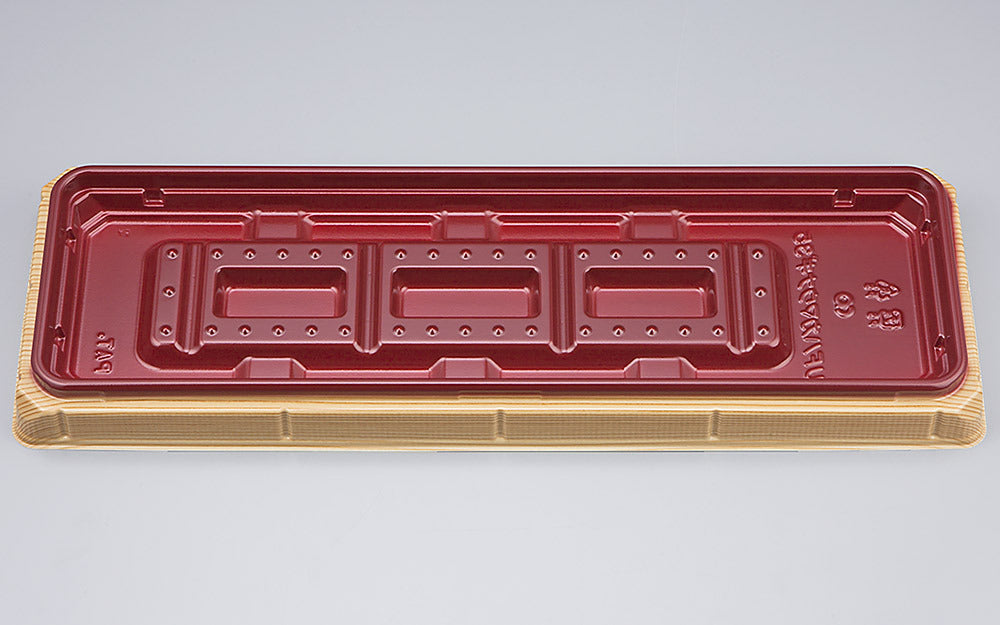 うなぎ容器 UFハカマウナギ35 杉板赤本体（N）