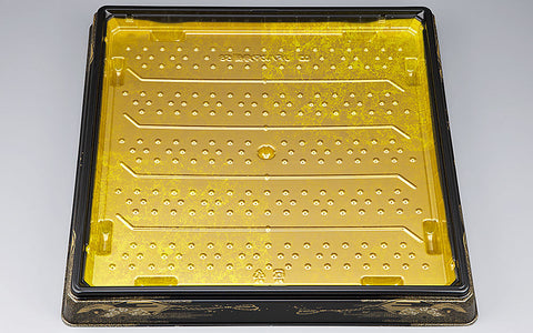 寿司桶 UFハカマ角桶58 みやこ扇本体（N）