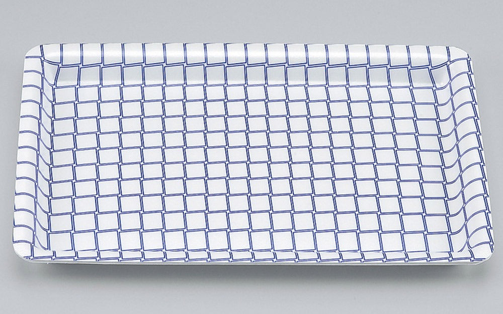 刺身容器 V-403 レースブルー