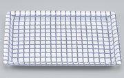 刺身容器 V-403 レースブルー