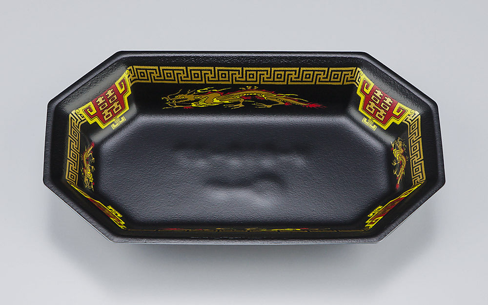 惣菜容器 V-619-27 飛龍黒