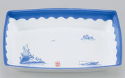刺身容器 VP-10 山水（外白）