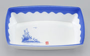 刺身容器 VP-42 山水（外白）