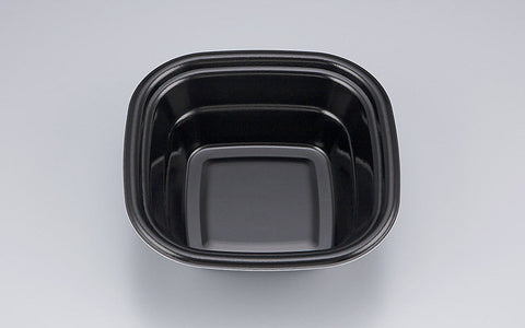 丼・重 TN角丼17 黒本体