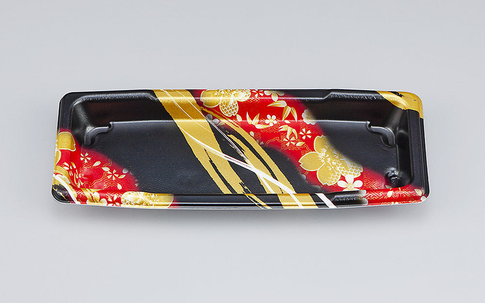 寿司容器 SF舟4 春菜赤本体