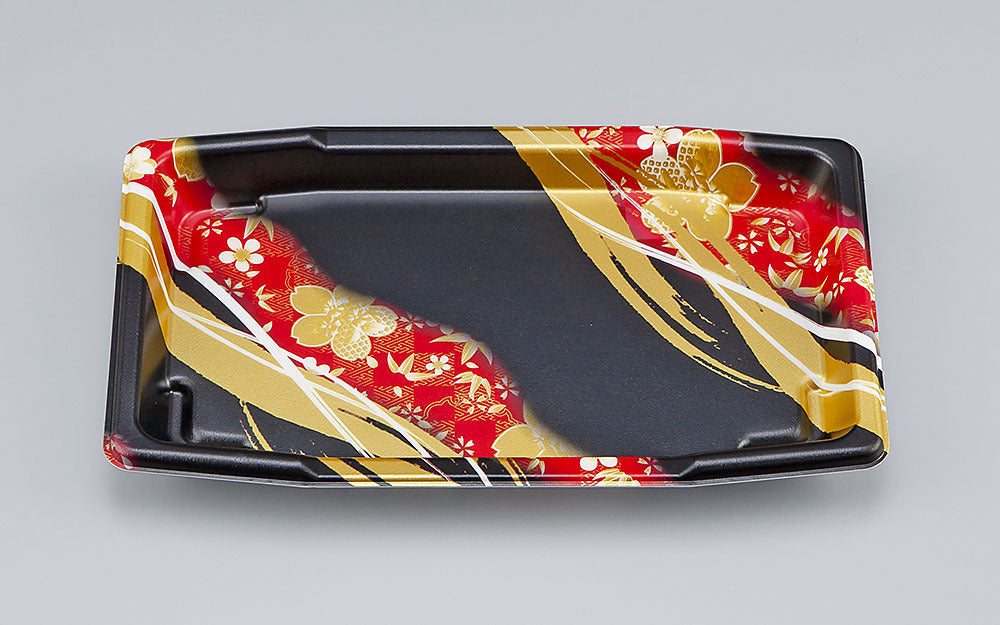 寿司容器 SF舟10 春菜赤本体