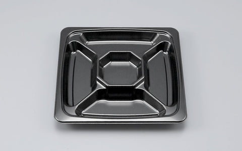 オードブル容器 SFオードブル角20 黒本体