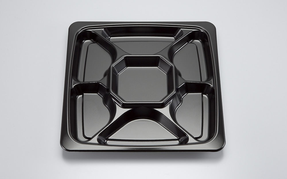 オードブル容器 SFオードブル角30 黒本体