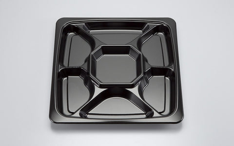 オードブル容器 SFオードブル角30 黒本体