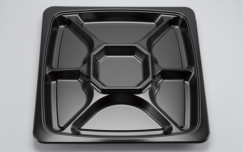 オードブル容器 SFオードブル角50 黒本体