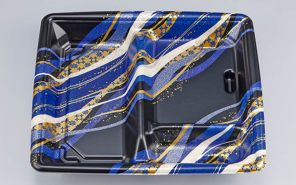 弁当容器 SF弁当64 織潮青本体