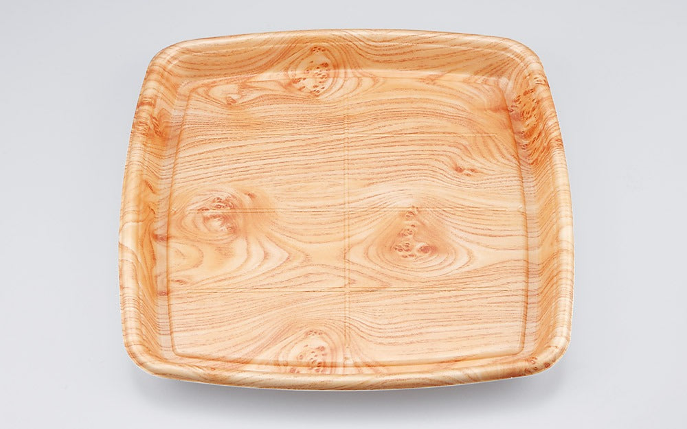 寿司桶 SF角浅桶3 にれ本体