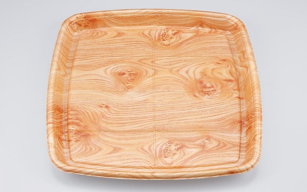 寿司桶 SF角浅桶4 にれ本体