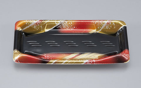 寿司容器 SFみね皿15 風雲赤本体