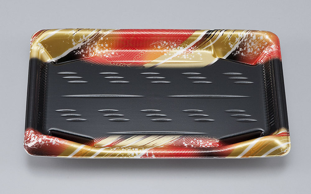 寿司容器 SFみね皿25 風雲赤本体