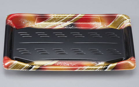 寿司容器 SFみね皿26 風雲赤本体