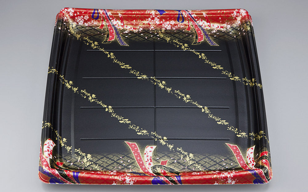 寿司桶 SFシャチ盛355 結び舞赤本体