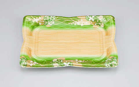 寿司容器 SF華皿24 小町緑本体