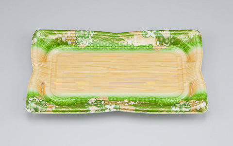 寿司容器 SF華皿25 小町緑本体