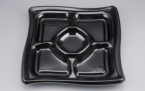 オードブル容器 SFウイング310-5 黒本体