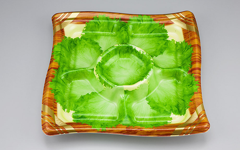 オードブル容器 SFウイング310-5 ウッドL本体