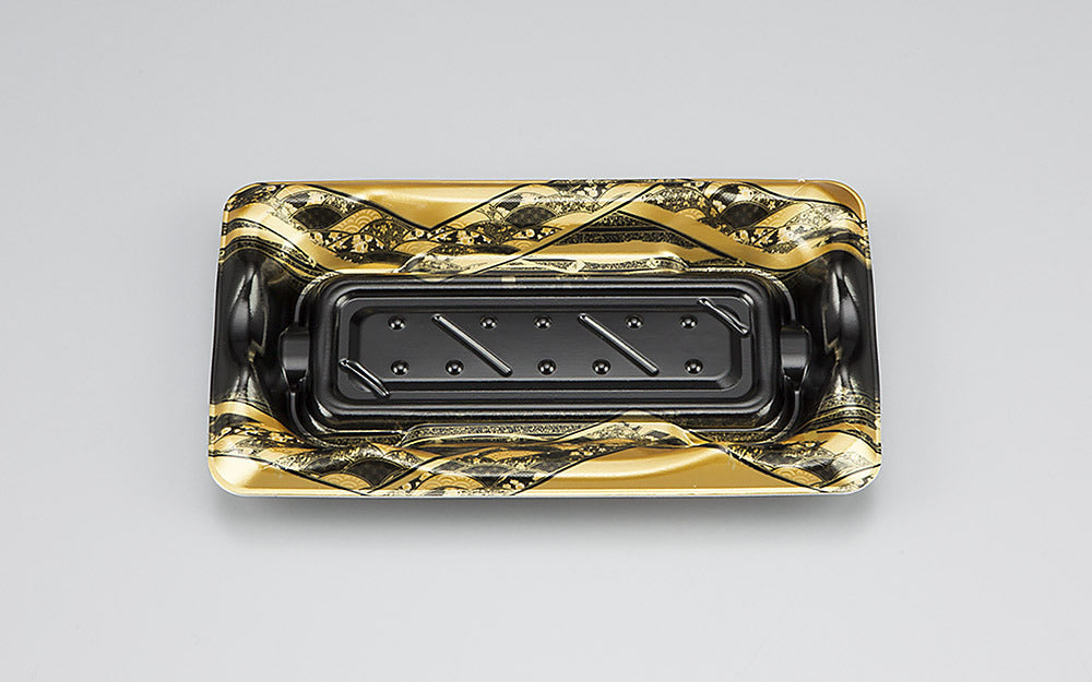 寿司容器 SF港13 八重波黒本体