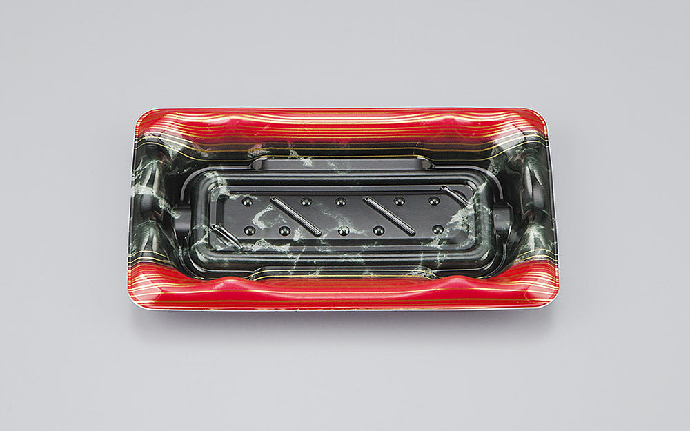 寿司容器 SF港13 大理石赤本体