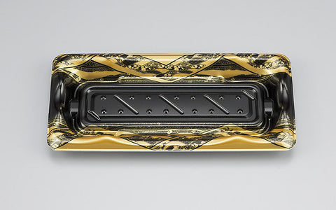 寿司容器 SF港14 八重波黒本体