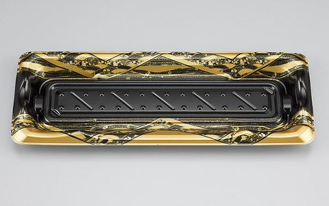 寿司容器 SF港16 八重波黒本体