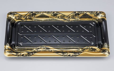 寿司容器 SF港26 八重波黒本体