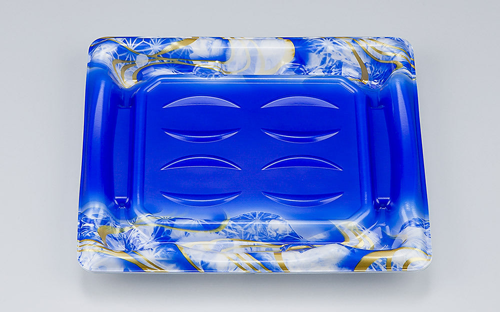 刺身容器 SF磯浜4L平 涼潮青本体