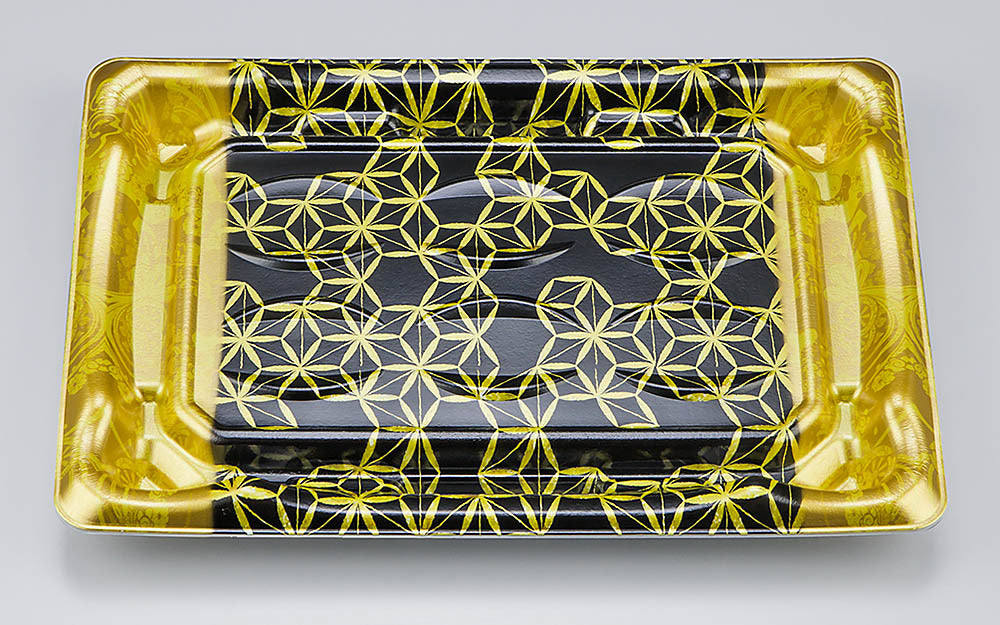 刺身容器 SF磯浜6平 網糸金本体