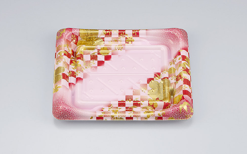 寿司容器 SFうま皿23 花雅桃本体