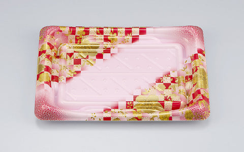 寿司容器 SFうま皿24 花雅桃本体