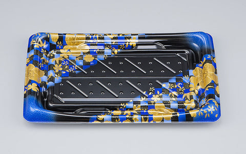 寿司容器 SFうま皿25 花雅青本体