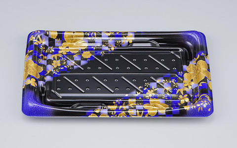 寿司容器 SFうま皿25 花雅紫本体
