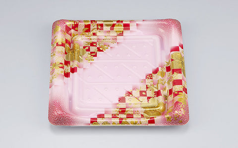 寿司容器 SFうま皿33 花雅桃本体