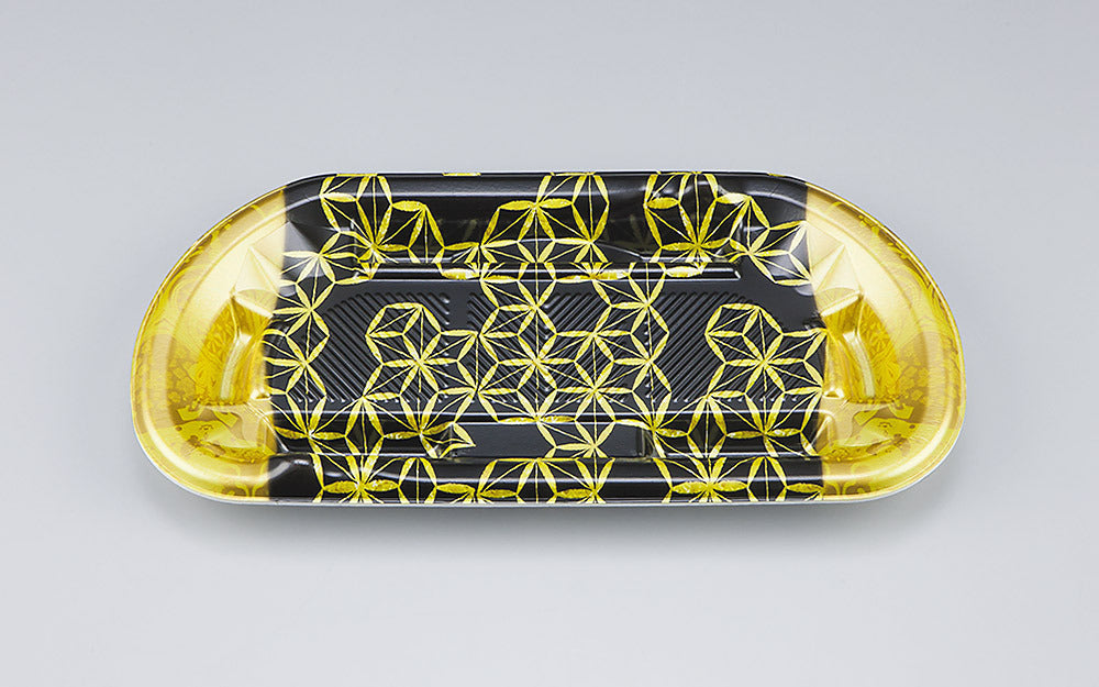 刺身容器 SF磯浜半月3平 網糸金本体