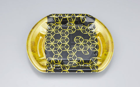 刺身容器 SF磯浜半月4平 網糸金本体