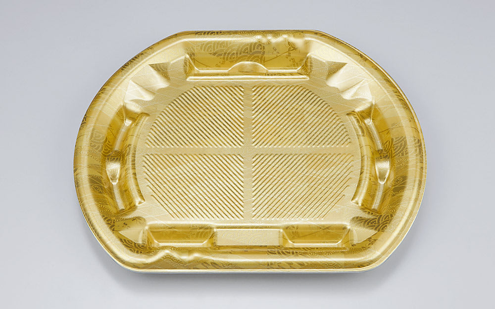 刺身容器 SF磯浜半月6平 真田金本体