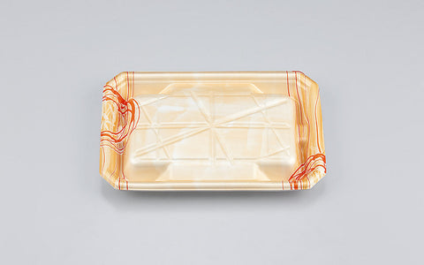 精肉容器 SFニック20-13平Wゆうすい薄橙本体