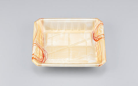 精肉容器 SFニック20-17深 ゆうすい薄橙本体