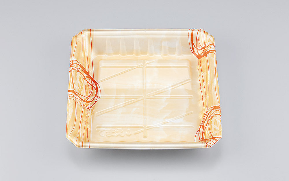 精肉容器 SFニック20-20深 ゆうすい薄橙本体